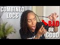 I COMBINED MY LOCS | LOC MAINTENANCE FOR PERMANENT LOC EXTENSIONS