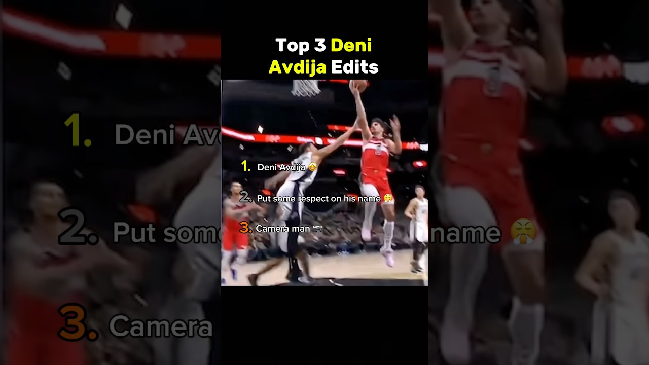 Top 3 Deni Avdija Edits #5ivetier #nba #basketball #basketballball #shorts #basketballedits #edit