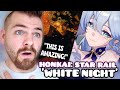 First time hearing white night  honkai star rail ost  mv  dance  reaction