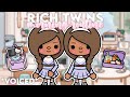 Rich twins school morning routine  with voices  toca life world roleplay