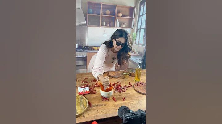 Ma-sala flying 😅✨ #redchillipowder #bts #cinematic #powder #slowmotion