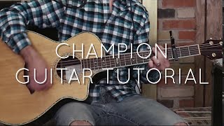 Video thumbnail of "Bethel - Champion Acoustic Guitar Tutorial"