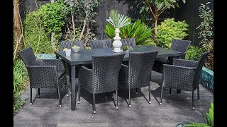 Rio – Rattan Dining Set – 8 Seats | Out & Out