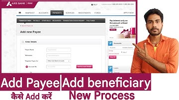 How to add Beneficiary for Fund Transfer in Axis bank netbanking 2021 | Axis Bank add payee process