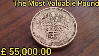 Download Lagu £ 55,000.00 The Most Valuable Pound ULTRA RARE Error Coin U.K Elizabeth II Worth Big Money  MP3