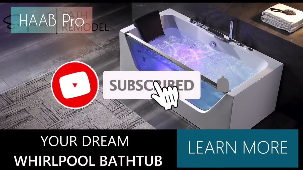 Empava Acrylic Alcove Whirlpool Bathtub tutorial