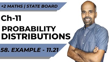 12th | eg. 11.21  | Probability Distributions | Chapter 11 | State Board | ram maths