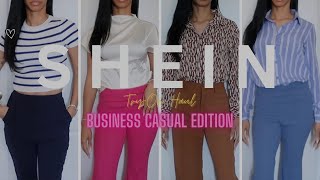 SHEIN HAUL | BUSINESS CASUAL LOOK BOOK, WORK + CHURCH FRIENDLY (UNSPONSORED)