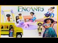 Disney Encanto Mirabel Doll Family Evening Routine in the Madrigal Doll House