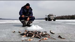 Едем на рыбалку на вездеходе  We are going fishing on an all-terrain vehicle