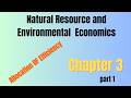 Natural Resource and Environmental Economics chapter 3 part 1 Allocation of Efficiency