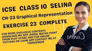 Graphical Representation From Selina Concise For Class 10 Math @jindalmathspoint @jindalmathspoint
