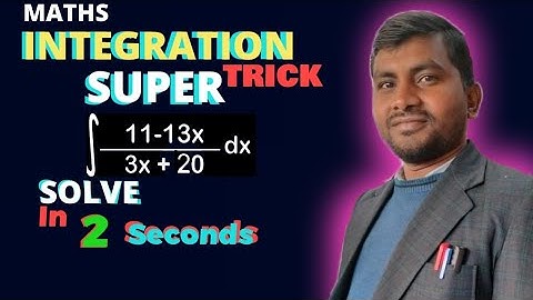 INTEGRATION: SHORT CUTS/SOLVE LINEAR/LINEAR FORMIN 5SECONDS/JEE/EAMCET/NDA TRICKS/TGT/PGT/BANKING//