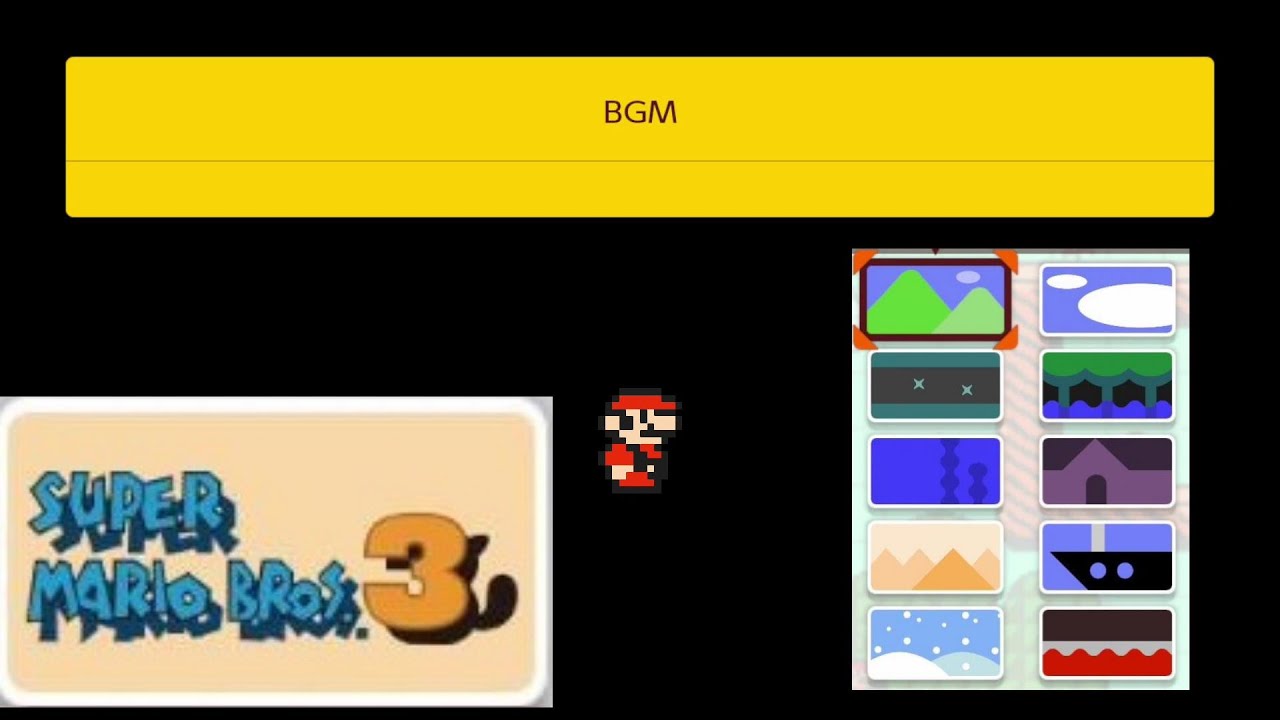 スーパーマリオブラザーズ3 10スキン Bgm スーパーマリオメーカー 2 Super Mario Maker2 ふいしんく