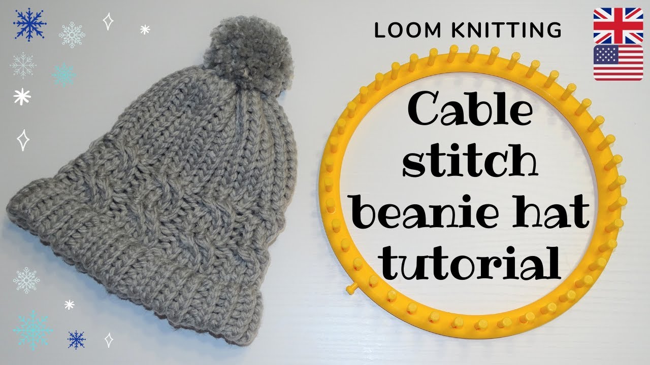 E-we's Cable Beanie – LOOM KNIT