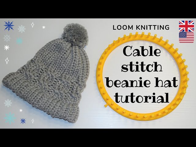 E-we's Cable Beanie – LOOM KNIT