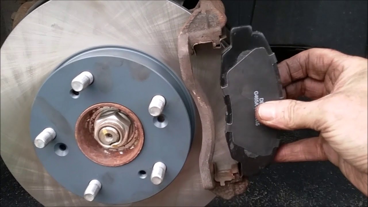 2009 HONDA CIVIC EX CHANGING FRONT BRAKES & ROTORS HOW TO - YouTube