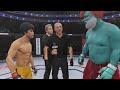 UFC 4 - Bruce Lee vs. Big Smurf - Crazy UFC 👊🤪