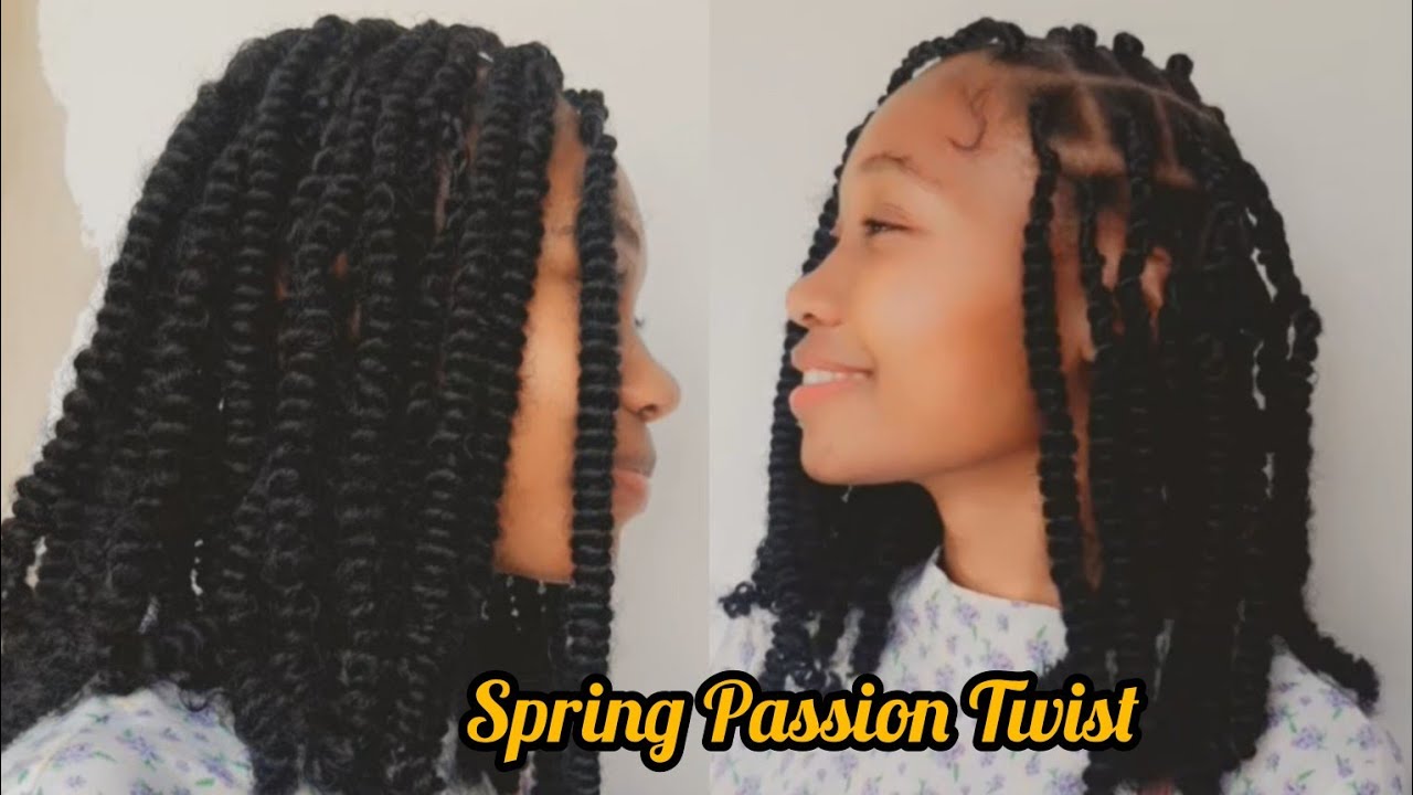 Njia Rahisi Ya Kusuka Na Kukata Spring Passion Twist Twist Braid Nywele Za Mkono Braids 