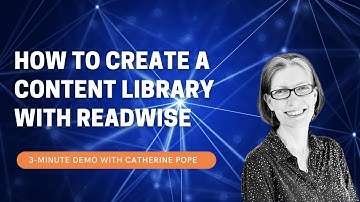 How to Create a Content Library with Readwise