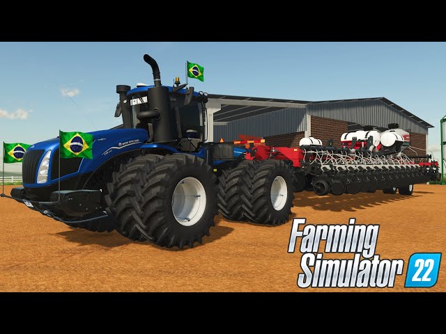 O INCRÍVEL TRATOR COM 4 ESTEIRAS, Farming Simulator 22