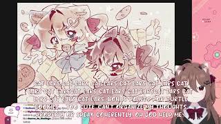 Evil Neuro reviews a twins cat ears fan art