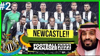  CAPÍTULO 2. NEWCASTLE EL NUEVO RICO en FM22 | PRIMERA PARTIDA en FOOTBALL MANAGER 2022 ESPAÑOL 