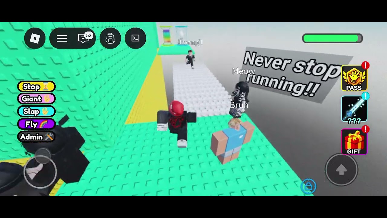 Playing troll tawer (got +aura)