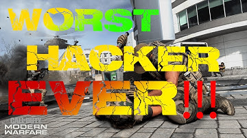 Spectating WORST hacker in COD HISTORY!!!!