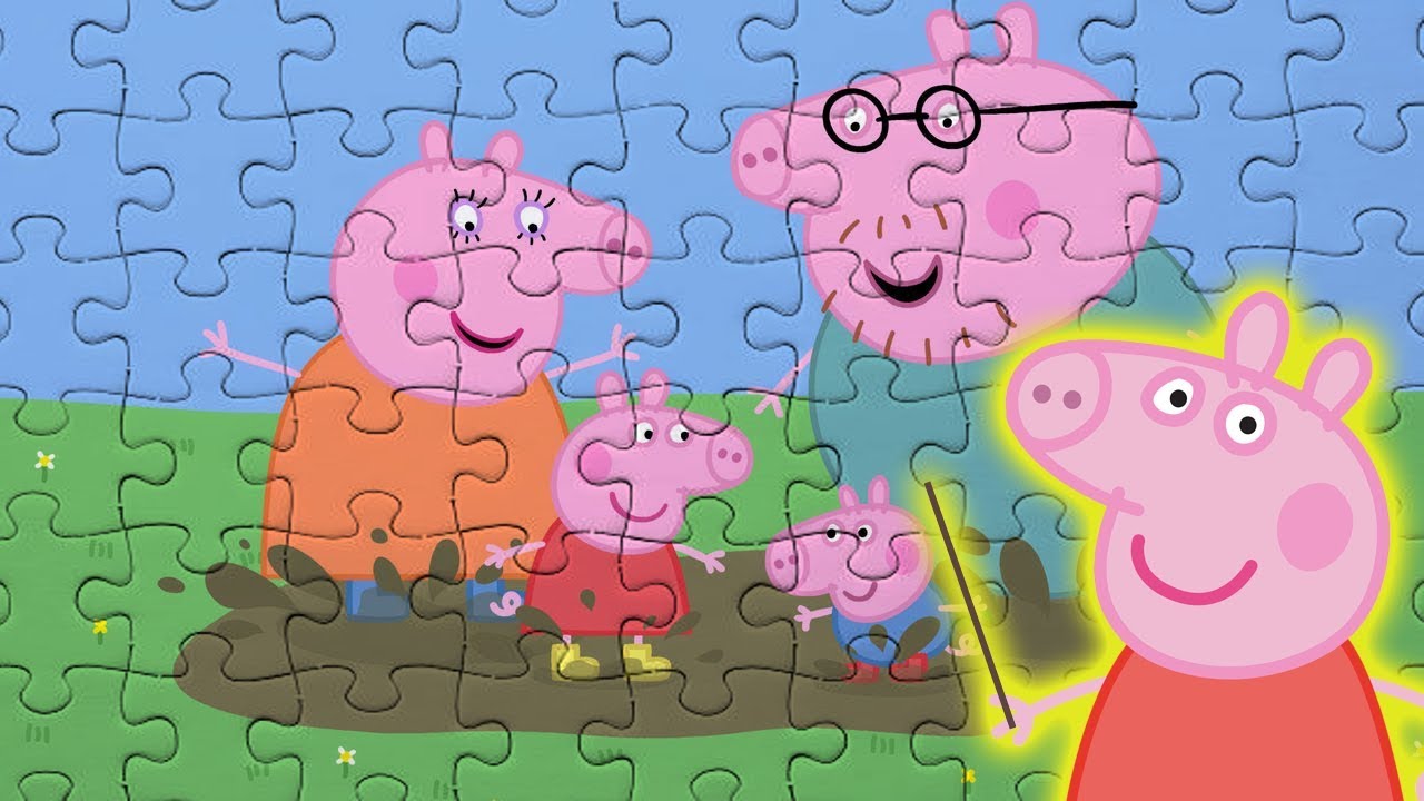 Peppa Rompecabezas de Peppa Peppa puzzles, Profesora Peppa Pig - YouTube