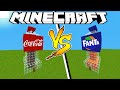 COCA COLA HOUSE VS FANTA HOUSE - Minecraft