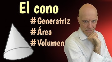 Cálculo del área, la generatriz y el volumen de un cono💡