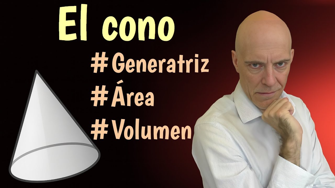 Cálculo del área, la generatriz y el volumen de un cono💡