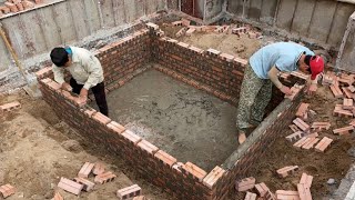 Excellent Traditional Craft Techniques Fast and Accurate Finishing of Septic Tanks