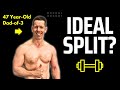 Men over 40 the ideal weekly workout split