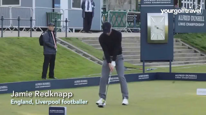 Celebrity golf swing montage - feat. Jamie Redknap...