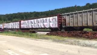 Csx Freight Train In Latin Pa