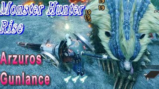 MHR Arzuros Gunlance Monster Hunter Rise 青熊獣 アオアシラ ガンランス モンスターハンターライズ 集会所クエスト 魔物獵人崛起集會所 銃槍 青熊獸 아오아시라