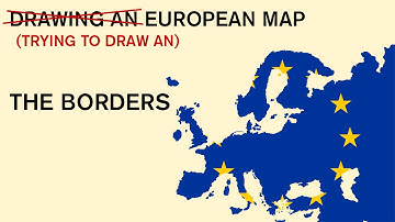 Drawing an European Map | From my Memory | The Borders #2