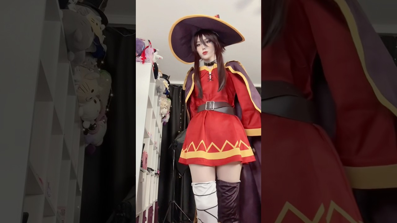 Funny Megumin #cosplay #anime #cosplayer #konosuba #megumin