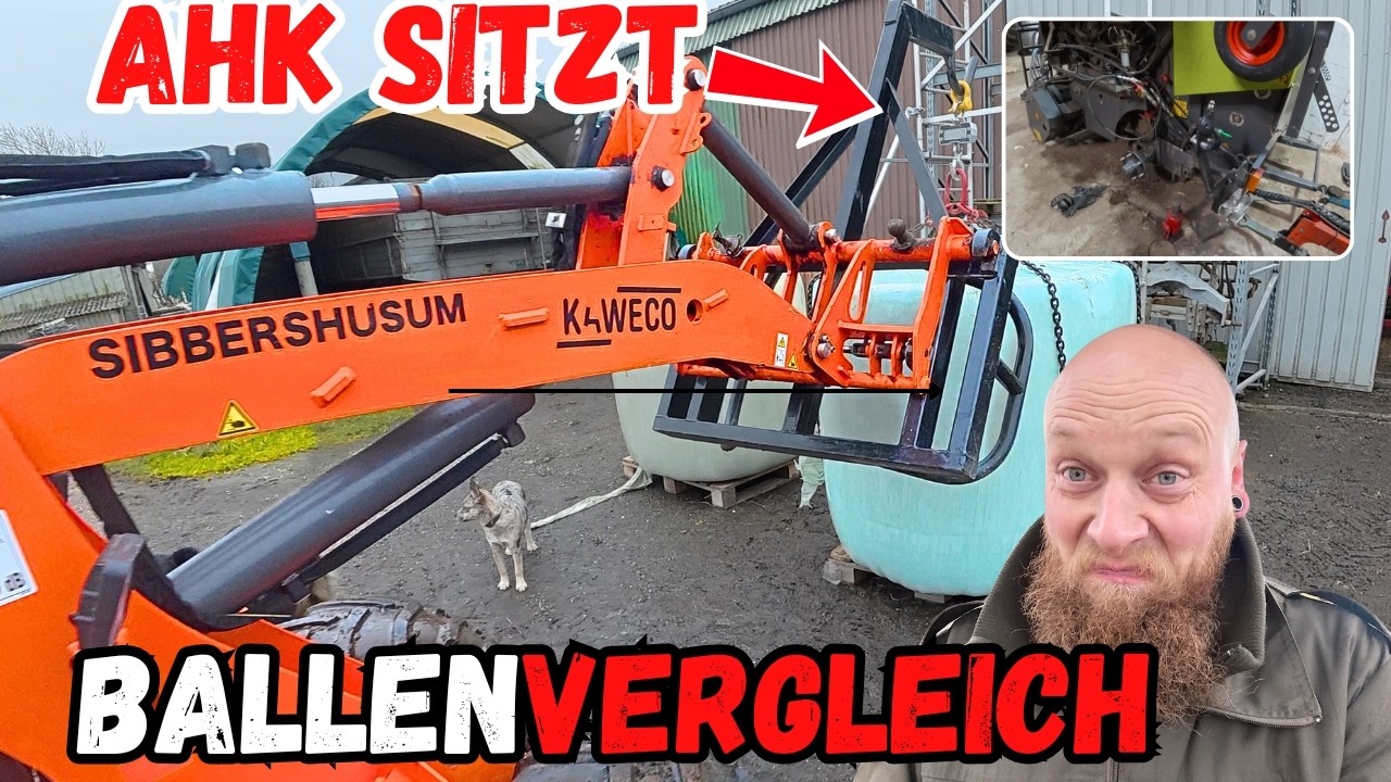 Frühlingserwachen - wir wiegen die Pöttinger Ballen