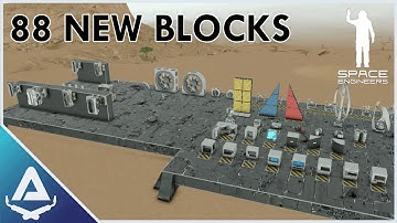 So many NEW blocks! - Space Engineers Warfare Evolution Update (Warfare 3 - Decorative Pack 3)