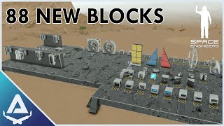 So many NEW blocks! - Space Engineers Warfare Evolution Update (Warfare 3 - Decorative Pack 3)
