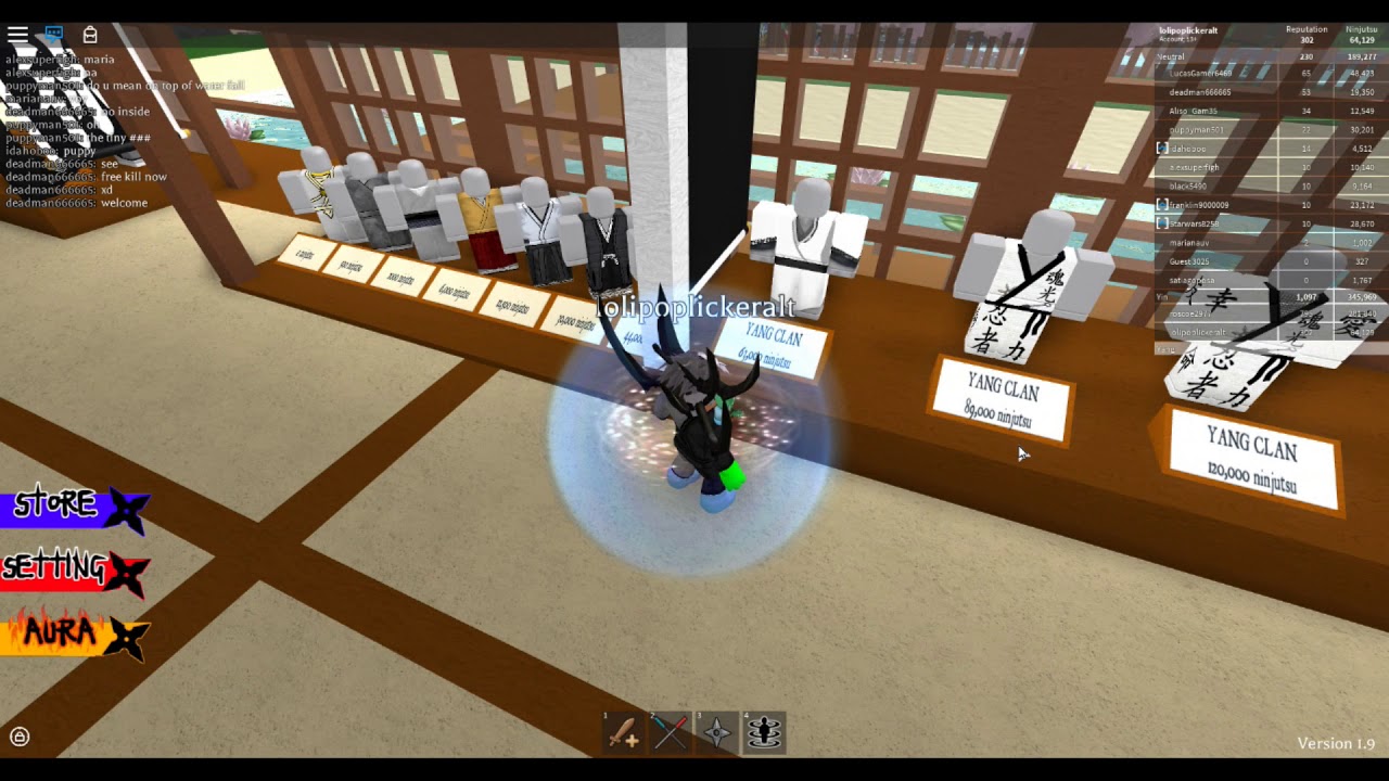 The Fastest Way To Level Up On Yin Vs Yang Assassin By Williegamez - roblox yin vs yang ninja assassinhow to get training sword small