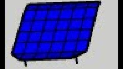 How to make a Solar Panel in Google Sketchup!