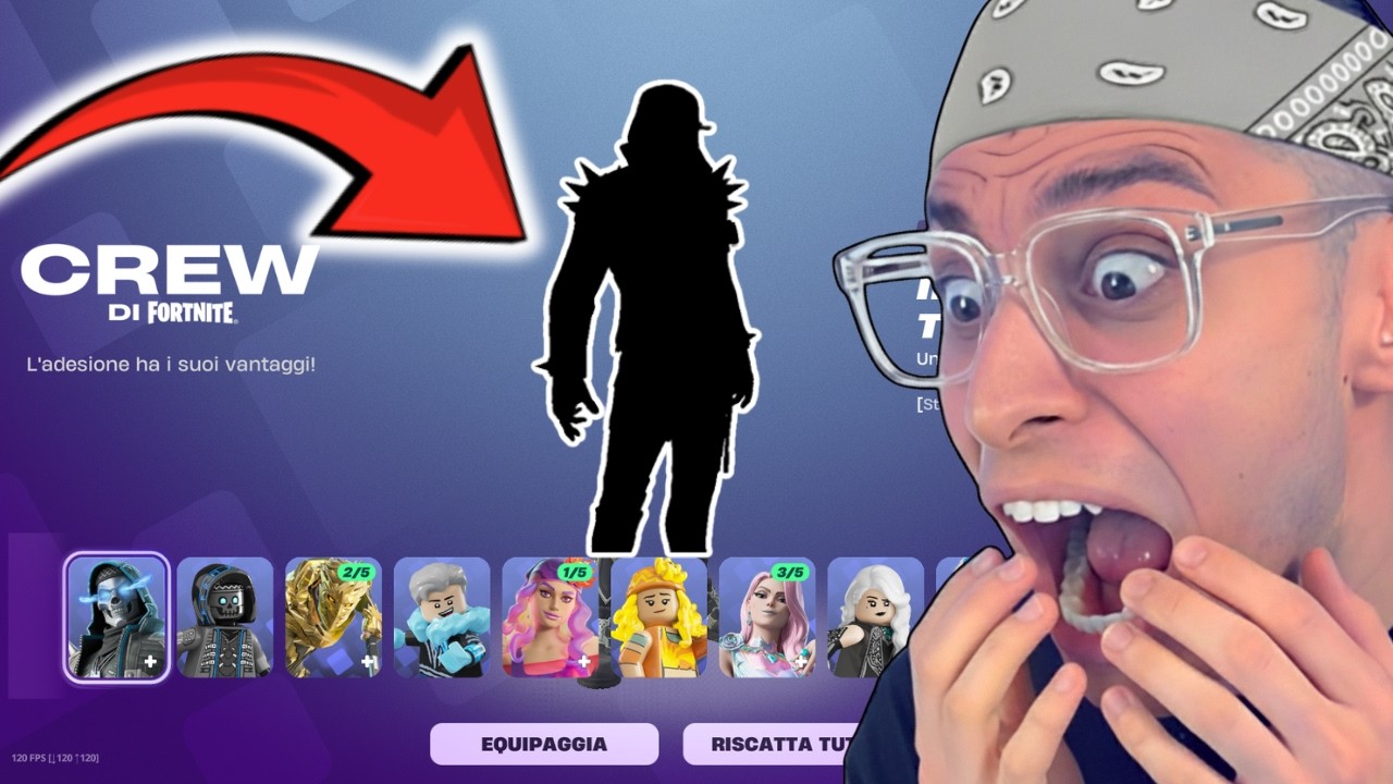 🔴 ASSURDO! Skin OG nella NUOVA CREW di Fortnite! Codice ezjiozi #ad