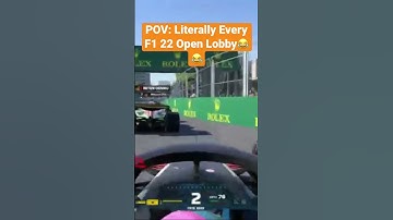 POV: Literally Every F1 22 Open Lobby😂😂 #f1 #f12022 #funny