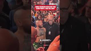 McGregor DEVASTADO ABANDONA la arena de inmediato tras lesionarse frente a Holloway en UFC 329