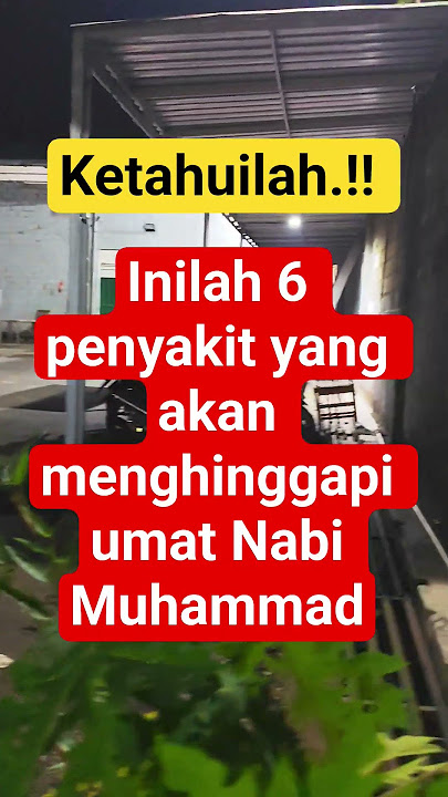 Inilah 6 peny4kit yang akan menghinggapi umat Nabi Muhammad #shortsfeed #shorts #shortvideo
