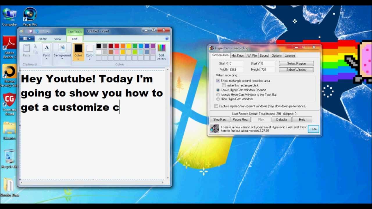 how to customize cursor on windows 7